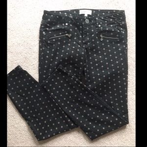 Jolt Geo Cut Patterned Dress Pants